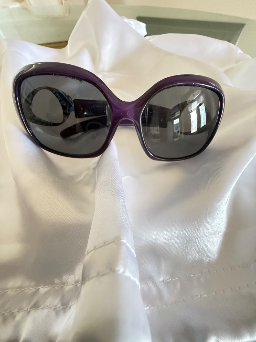 Emilio Pucci Women's Sunglasses Purple FRAMES ONLY Cold Insert Italy EP619S - Picture 11 of 11